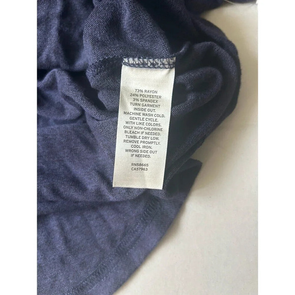 NWT BP Women's Blue Long Sleeve Lounge top Hooded Size M - Picture 4 of 6